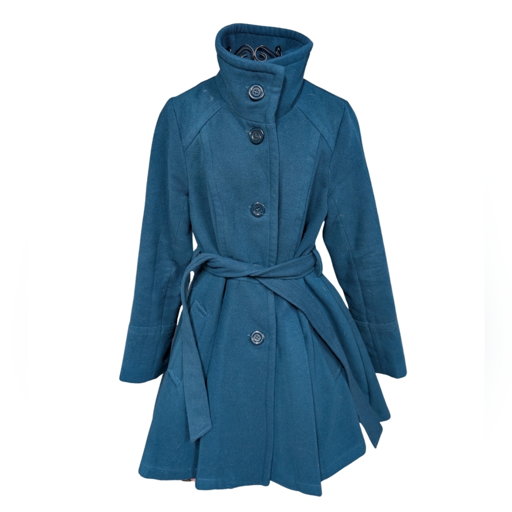 Modcloth Teal Coat - Size S - Picture 4 of 7